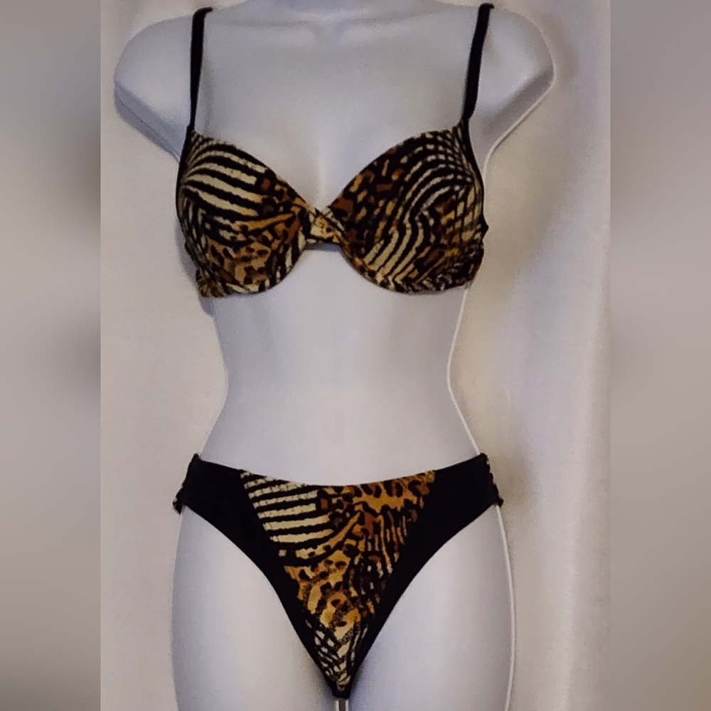 Animal print bikini